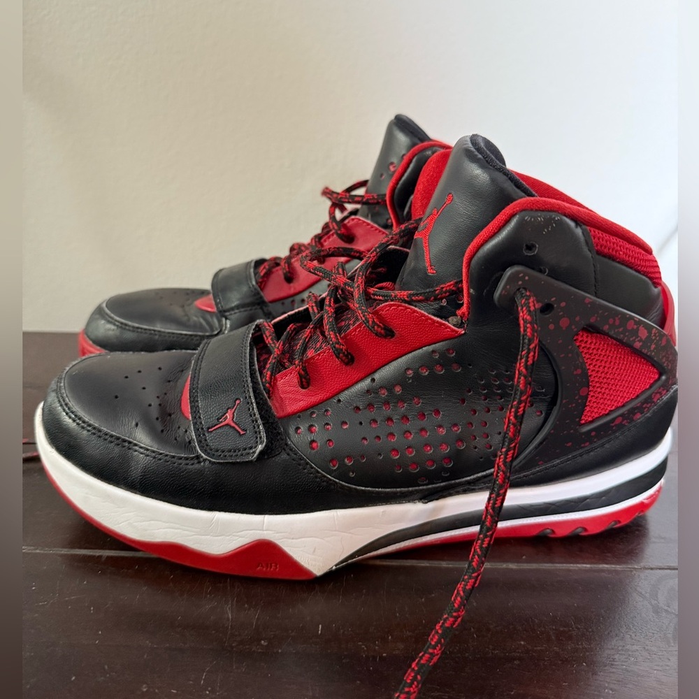 Jordan Black and Red Men's Shoes
